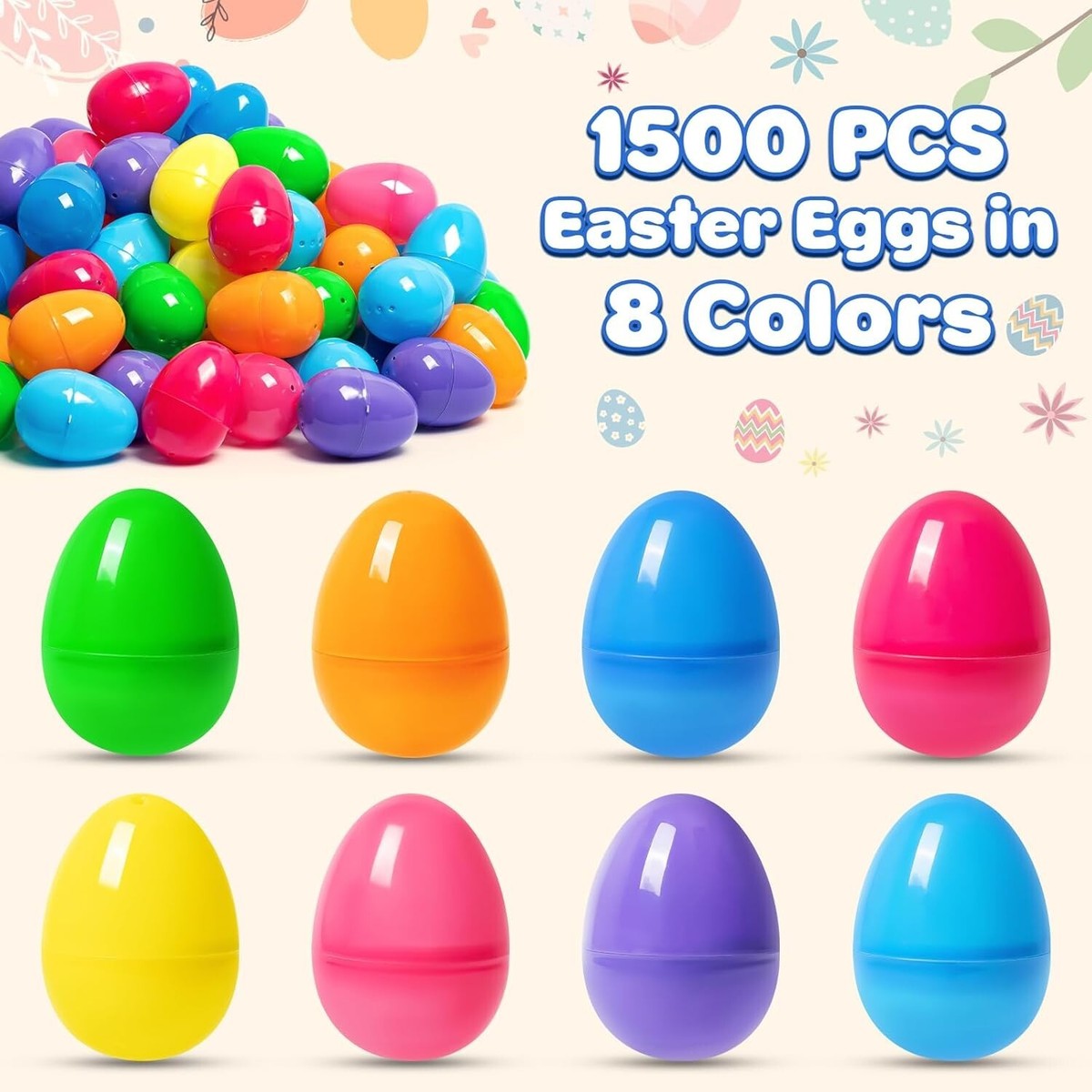36 Pack Easter Eggs With Toys Inside - Surprise Eggs For Easter Egg Hunt & Party - View #4