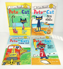 Pete the Cat I Can Read My First Shared Reading Too Cool for School Book Lot 4pc