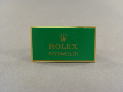 142721: Rolex Sky Dweller Original Vitrinen Display, Aufsteller, Schild