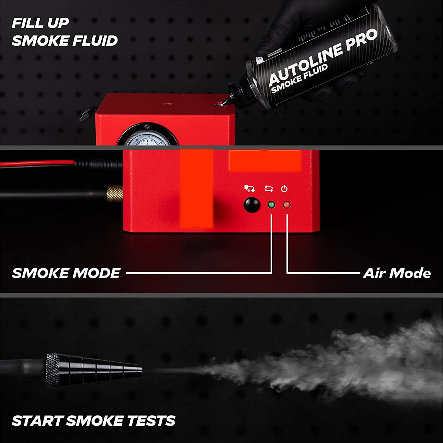 Automotive EVAP Smoke Machine Diagnostic Vacuum Leak Detection Tester