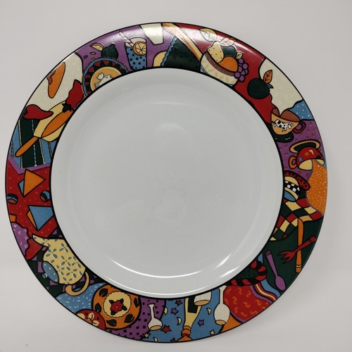Sakura Mardi Gras Furio Contemporary Casuals 8" Lot of 3 Salad Plates 1993 - Picture 3 of 5