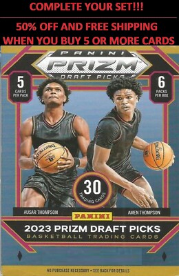    2023-24 PANINI PRIZM DRAFT PICKS   YOU PICK SINGLES   Mix & Match