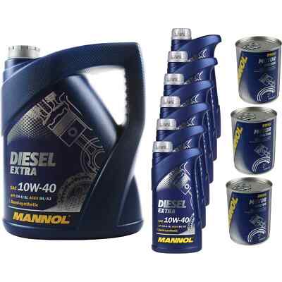 11L Motoröl MANNOL SAE 10W-40 DIESEL EXTRA 3xMotor Doctor