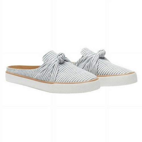 Margaritaville Nautical Stripe Knotted Slip-on Mule Shoes Women's Size 7 - Picture 1 of 6