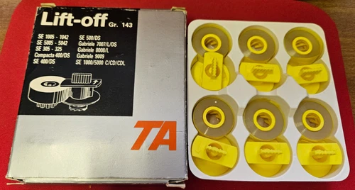 Six Triumph Adler Gabrielle 100DS / 400/500/7007/9009 Levage / Correction Tapes