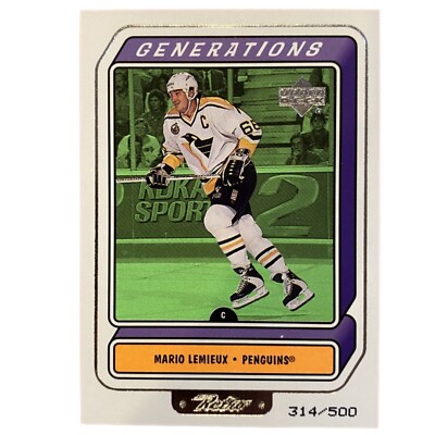 Mario Lemieux 1999-00 Upper Deck Retro Generation G5B  314/500