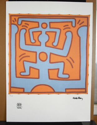 Keith Haring 1958-1990 Street Pop Art Limited Ed 92/150