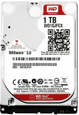 WESTERN DIGITAL RED 1TB 5400U/min 16MB CACHE SATA III 2.5'' WD10JFCX NASware 3.0
