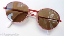 Red Kids Sunglasses 100 UV Protection Brown Tint Lightweight Cheap Size/K