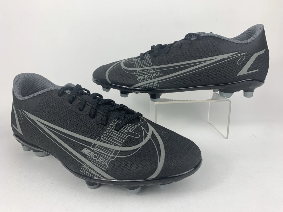 Nike Mercurial Vapor 14 Club MG Mens Size 7  Black Soccer Shoes Nike Mercurial Vapor 14 Club FG MG Black Iron Grey for Sale  main image 3