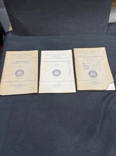 3 Booklets: Smithsonian Institution War Studies