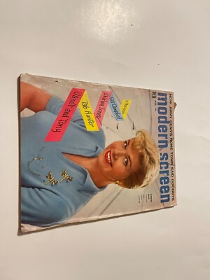 Doris Day, Tab Hunter, Joan Collins, James Dean Modern Screen Magazine 1956