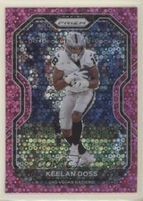 2020 Panini Prizm No Huddle Pink Prizm 8/15 Keelan Doss #137 02sw