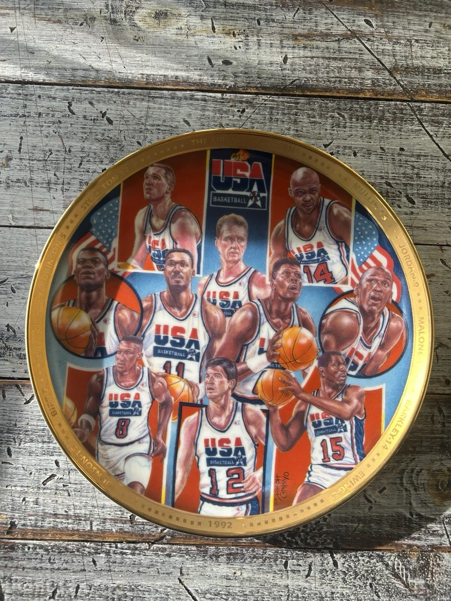 1992年 USA バスケットボール チーム プレート Basketball 1992 Vintage Sports Plates for sale | eBay