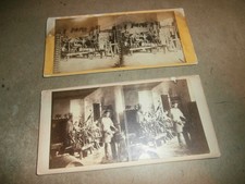 2 cartes stéréo vintage Keuka Lake Views Hammondsport NY Metal Machine Shop