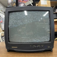 Magnavox MT1301B 13" Color TV CRT w/ Original Box NO REMOTE TESTED WORKS