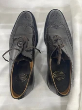 Church's England Munich Brown Brogue Wingtip Oxford Derby Shoes UK 10F/US 11 D