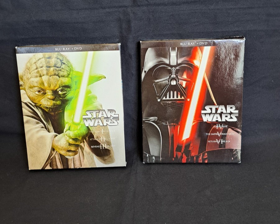 Star Wars Collection Episodes 1-6 (Blu-ray + DVD, 12 Disc Set