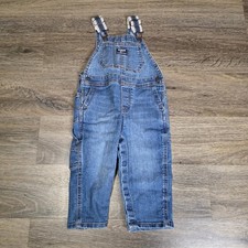 OshKosh B'gosh Toddler 18M Denim Overalls Blue Carpenter Adjustable Straps