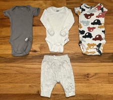 Newborn Infant Boys Mixed Clothing Lot - 8 Pieces Size NB - 3 mos