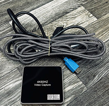 4K USB 3.0 HDMI Video Capture Card, 3-Port USB Hub - WITH HDMI CORDS