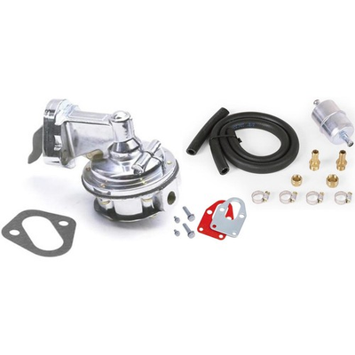#ad #ad Holley 12 834 Fuel Pump w 24 In. Fuel Hose Install Kit 58 76 SBC $193.89