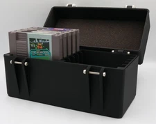 NES Cartridge Compatible Rugged Protective Carrying Case - Holds 10 Games
