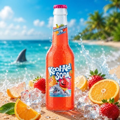 Kool-Aid Soda Sharkleberry Fin 355ml | USA Amerika Import