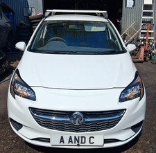 VAUXHALL CORSA E 2015-2019 COMPLETE FRONT BUMPER WHITE Z40R *BREAKING*