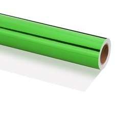 Metallic Wrapping Paper, 14 Inch x 400 Inch(32.8Ft)Packing Paper Green