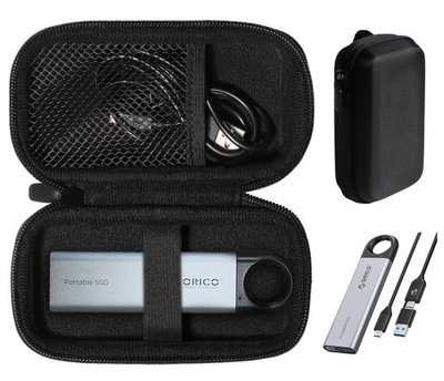 Getgear Portable Case Compatible with ORICO External SSD 1TB, 2TB, 256GB, 512GB