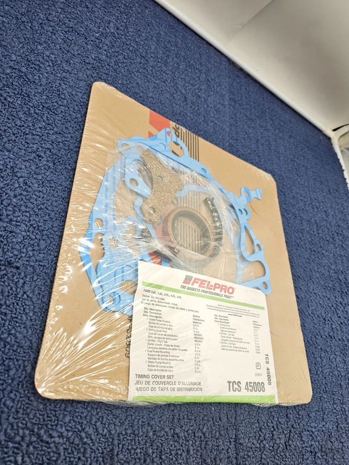 Junta de cubierta de distribución Fel-Pro TCS 45008 para Ford Bronco E-100 Econoline 1978 Foto 2 de 4