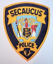 Secaucus New Jersey Police Patch - FREE US Tracked Shipping !