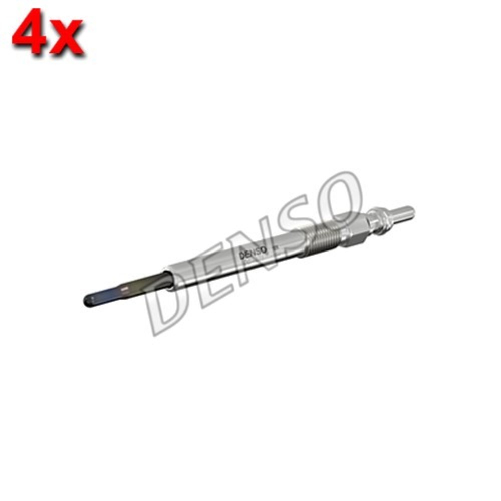 DENSO 4x Glow Plug For FIAT 500 C Grande Punto 05-10