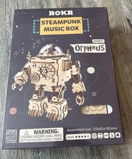 Rokr Steampunk Music Box - Orpheus Robot Kit - Brand New Sealed