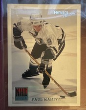 Topps 1994-95 Topps Premier Paul Kariya NHL Prospect Card #405 Anaheim Ducks