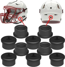 10Pcs Bladder Valve Screws for Riddell Speedflex & Speed Lcon Helmet, black 