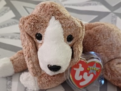 Ty Beanie Baby ''''Sniffer'''' The Dog in neuwertigem Zustand mit neuwertigem Etikett