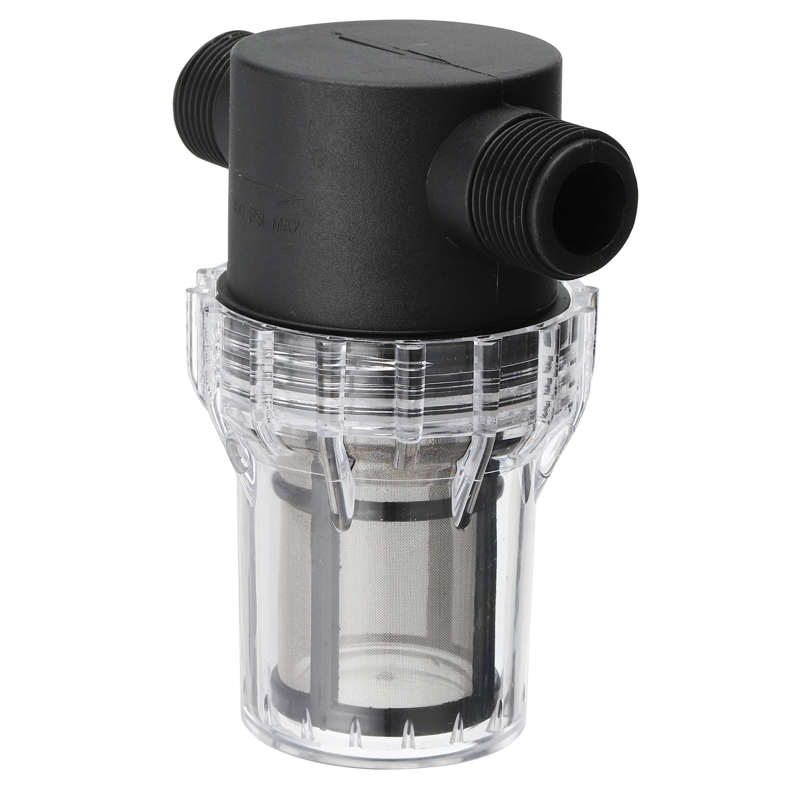 3/4 Inch Male In-Line Strainer with 100 Mesh Stainless Steel Filter Screen