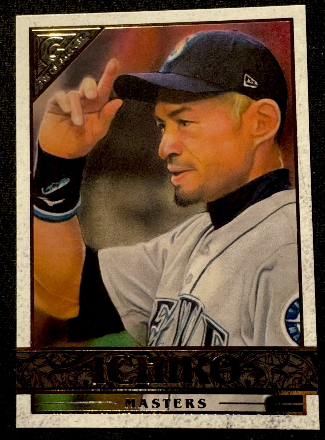 2020 Topps Gallery #175 Ichiro Suzuki Seattle Mariners Art By Carlos Cabaleiro