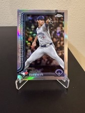 2025 Topps Chrome Update #USC52 Shane Bieber Base Refractor Toronto Blue Jays