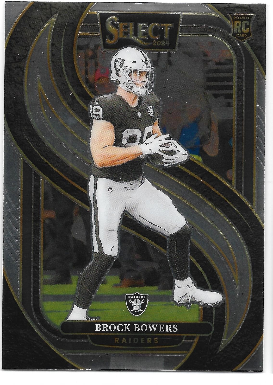 2024 Panini Select Premier Level - Brock Bowers RC #118 Raiders RC