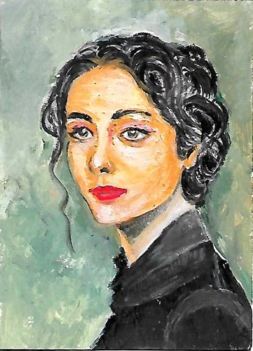 ACEO Original Painting Art Card Acrylic  100% Hand Painted