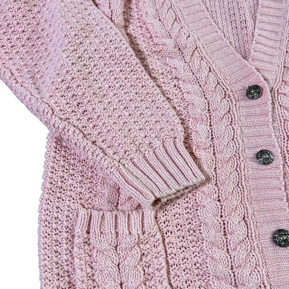 Винтажный вязаный кардиган Maggie Lawrence Sport Collection размер средний коттедж - Изображение 4 из 4