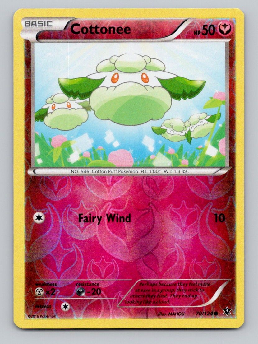 Reverse Holo Cottonee 70/124 Common Fates Collide Pokemon