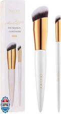 docolor Concealer Brush and Foundation Brush for Liquid Makeup, 2PCS Angled K