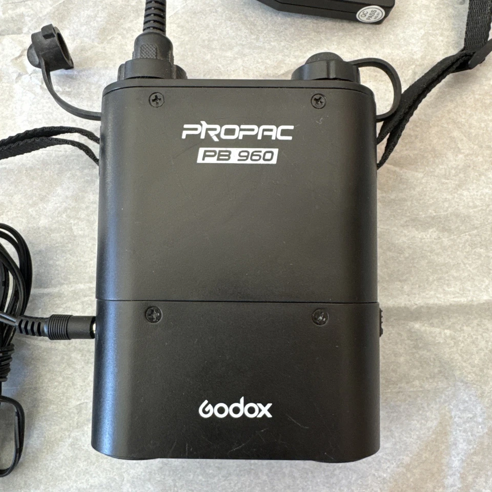 Godox PB960 PROPAC Dual Power Kit for Canon, Nikon, Sony Flashes (w/ CX Cable) - Image 2 of 4
