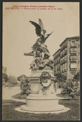 Madrid. MADRID. Monumento al pueblo del dos de mayo. Fototipia Castañeira.