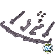 Schumacher Racing Products Ltd C/F Light Weight Rear Shock Mount Set - SCHU9078