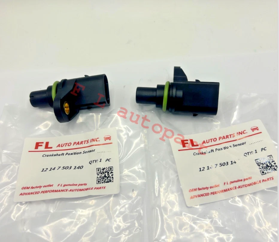 Sensor de posición del cigüeñal X2 para BMW 750Li 760i M3 X5 E46 E53 E60 E65 2002-2008 Foto 2 de 4